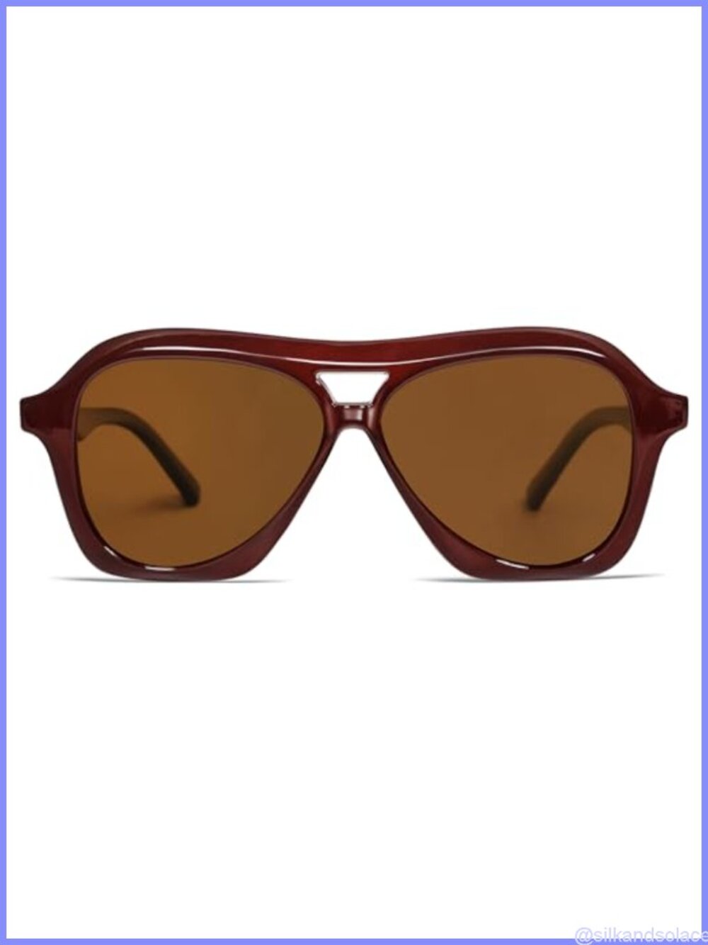 Retro 70s Square Aviator Sunglasses Polarized UV400 Unisex Adult